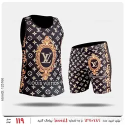 ست رکابی و شلوارک مردانه Louis Vuitton مدل 26623