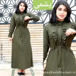 پیراهن زنانه یقه چین کد 20273