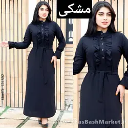 پیراهن زنانه یقه چین کد 20273