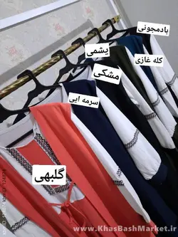 پیراهن مانتویی دو تیکه سنتی کد 80580