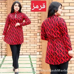 شومیز شلوار فندی کد 18677