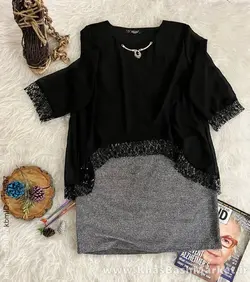 پیراهن زنانه لمه کد 2252