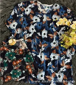 بلوز زنانه آستین سه ربع کد 4773