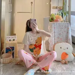 بلوز شلوار زنانه ست دوتیکه نیم آستین کد 45766