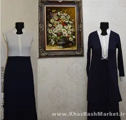 ست پیراهن مانتو زنانه مریم کد 43194