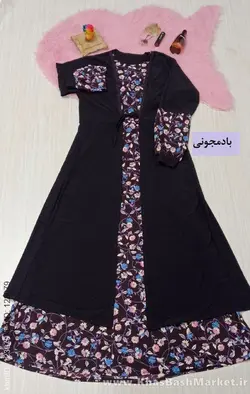 ست پیراهن مانتو زنانه مروا کد 43394