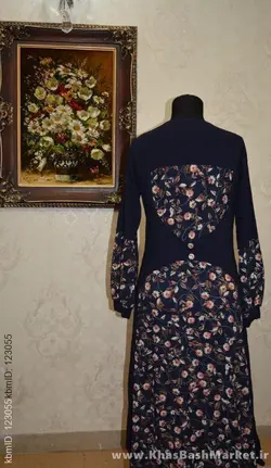 ست پیراهن مانتو زنانه مروا کد 43394