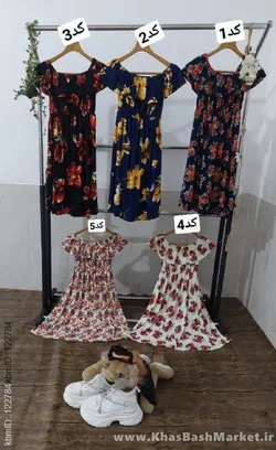 پیراهن ساحلی زنانه آبشاری عروسکی کد 49022