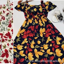 پیراهن ساحلی زنانه آبشاری عروسکی کد 49022