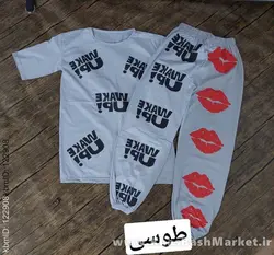 ست تیشرت و شلوار کد 48753