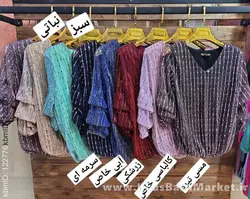 شومیز مجلسی آینه ای کد 45710