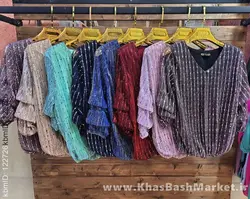 شومیز مجلسی آینه ای کد 45710