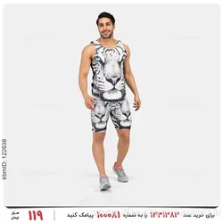 ست رکابی و شلوارک مردانه Lima مدل 26204