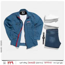 پیراهن لی زیپ دار مردانه Floy مدل 26047