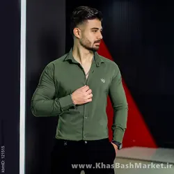 پیراهن مردانه سبزمدل VQ