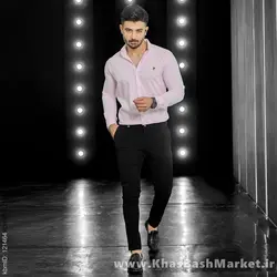 پیراهن مردانه صورتی مدلFarzin