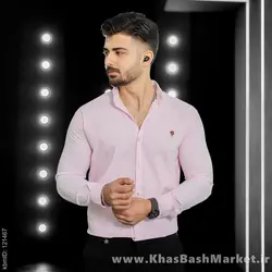 پیراهن مردانه صورتی مدلFarzin