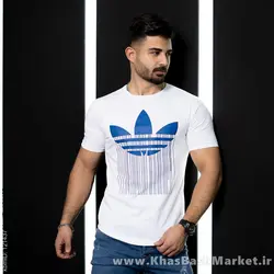 تیشرت آدیداس سفید مردانه مدلAtron