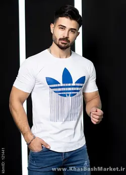 تیشرت آدیداس سفید مردانه مدلAtron