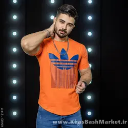 تیشرت آدیداس نارنجی مردانه مدلAtron