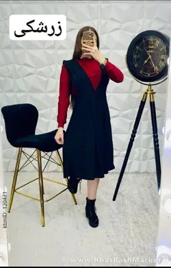 تونیک دوتیکه شومیز و سارافن پریا کد 6213