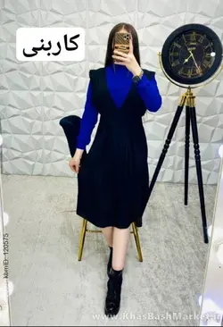 تونیک دوتیکه شومیز و سارافن پریا کد 6213