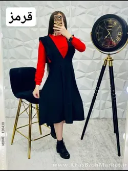 تونیک دوتیکه شومیز و سارافن پریا کد 6213