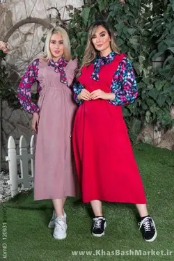 دوتیکه شومیز و سارافن انسیه کد 47375