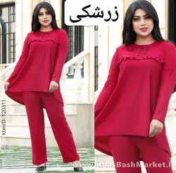 شومیز شلوار چین دار کد 9751