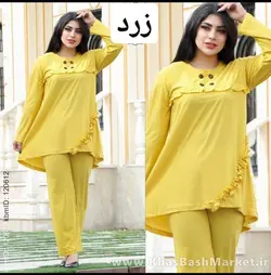 شومیز شلوار چین دار کد 9751