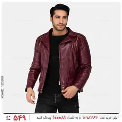 کاپشن چرمی مردانه Sevin مدل 24298