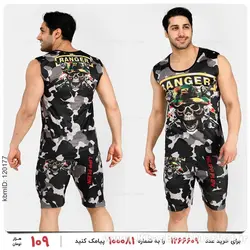 ست رکابی و شلوارک مردانه Philipp Plein مدل 25254