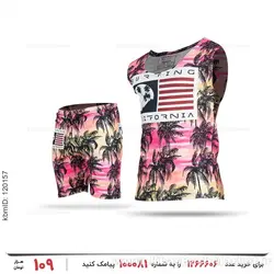 ست رکابی و شلوارک مردانه California مدل 25257