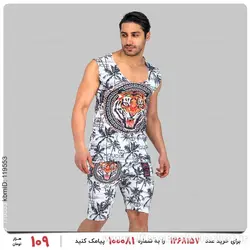 ست رکابی و شلوارک مردانه Gucci مدل 25249