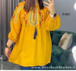 شومیز گلدوزی تارا کد 34601