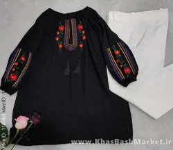 شومیز گلدوزی تارا کد 34601