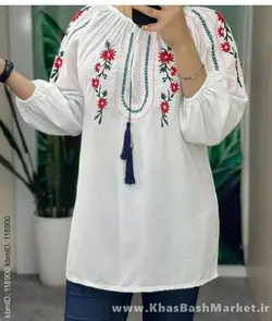 شومیز گلدوزی تارا کد 34601