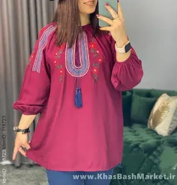 شومیز گلدوزی تارا کد 34601