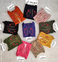 شومیز گلدوزی تارا کد 34601