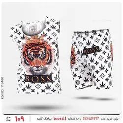 ست رکابی و شلوارک مردانه Louis Vuitton مدل 25235