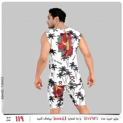 ست رکابی و شلوارک مردانه Off-White مدل 25252