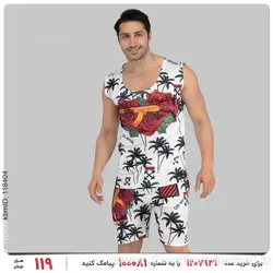 ست رکابی و شلوارک مردانه Off-White مدل 25252