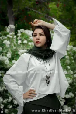 ست دوتیکه شومیز ودامن شلواری آنا کد 1363