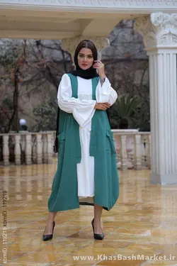 پیراهن و وست دوتیکه شکوفه کد 2988