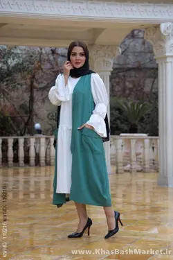 پیراهن و وست دوتیکه شکوفه کد 2988