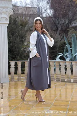 پیراهن و وست دوتیکه شکوفه کد 2988