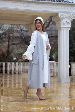 پیراهن و وست دوتیکه شکوفه کد 2988