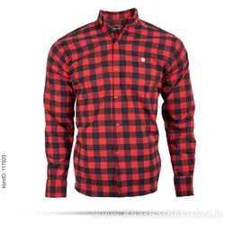 پیراهن چهارخانه قرمزمدل Joyan