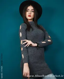 گپ یقه گرد آستین زاپدار کد 48875