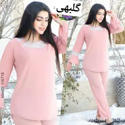 شومیز شلوار پولکی31906 کد 3679